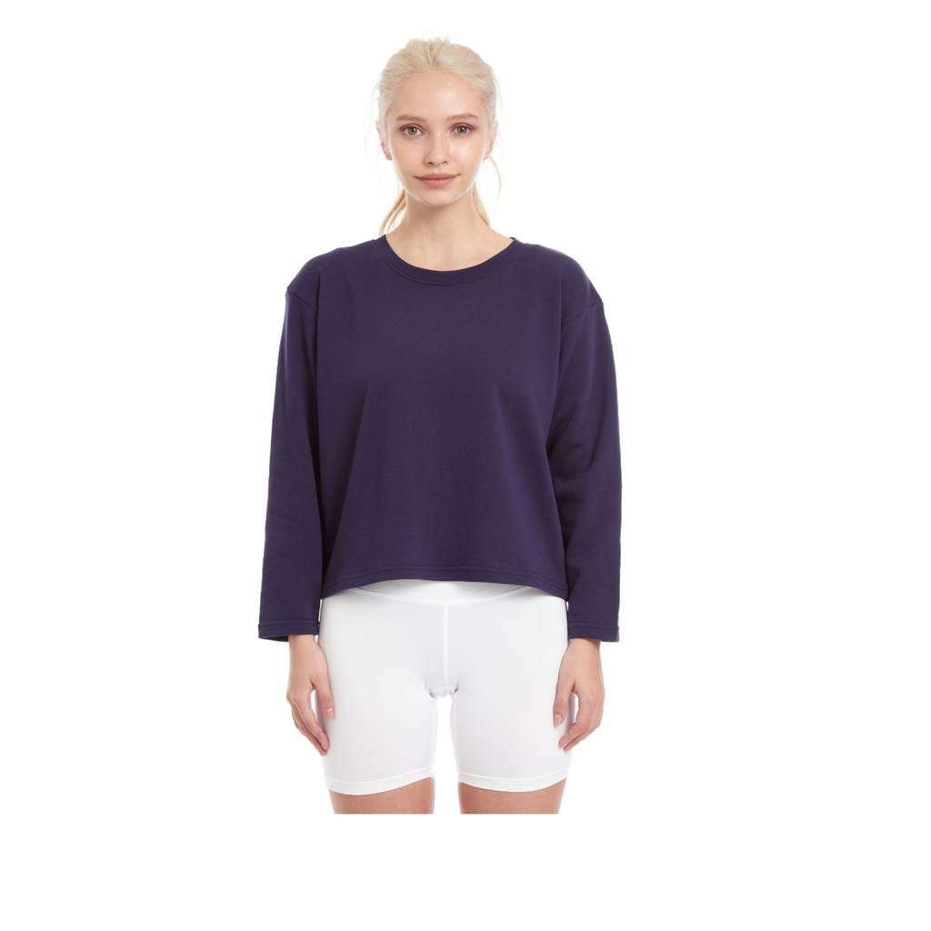 PSK Collective Women's Terry Bracelet Sleeve Top - psk-collective