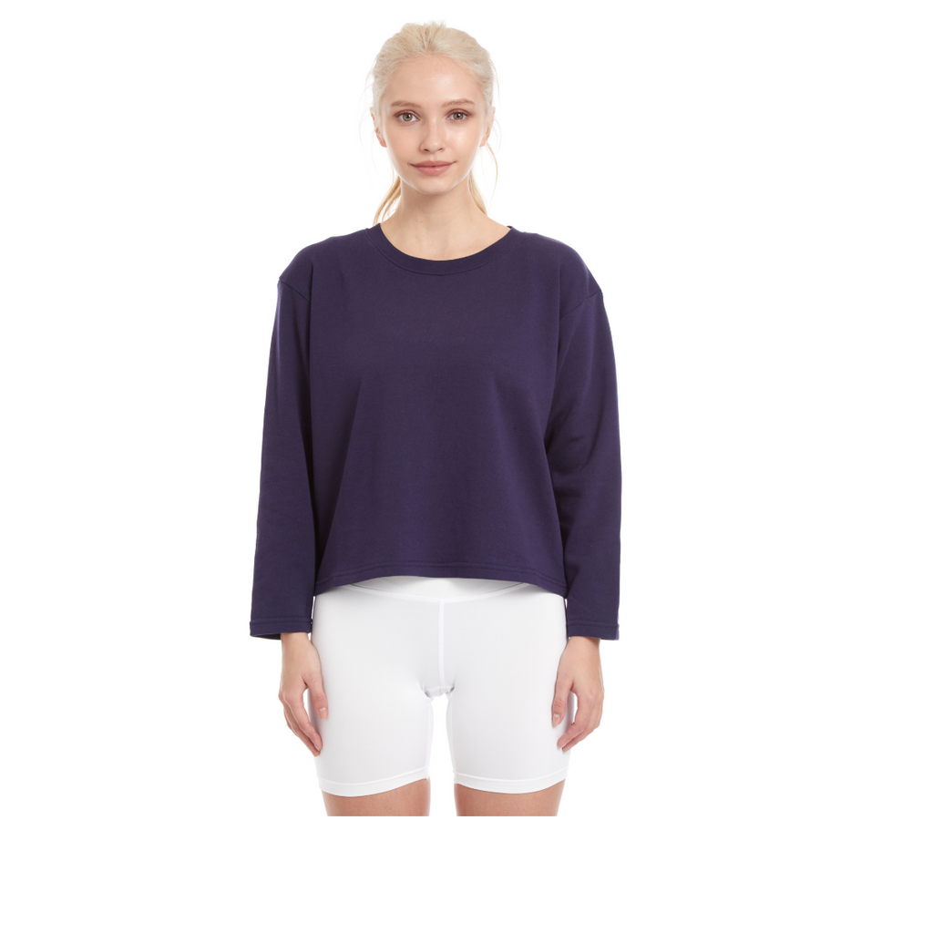 PSK Collective Women's Terry Bracelet Sleeve Top - psk-collective