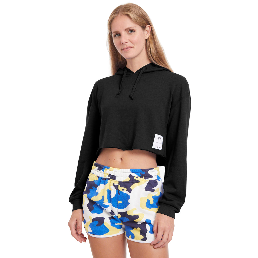 PSK Terry Cropped Hoodie - psk-collective