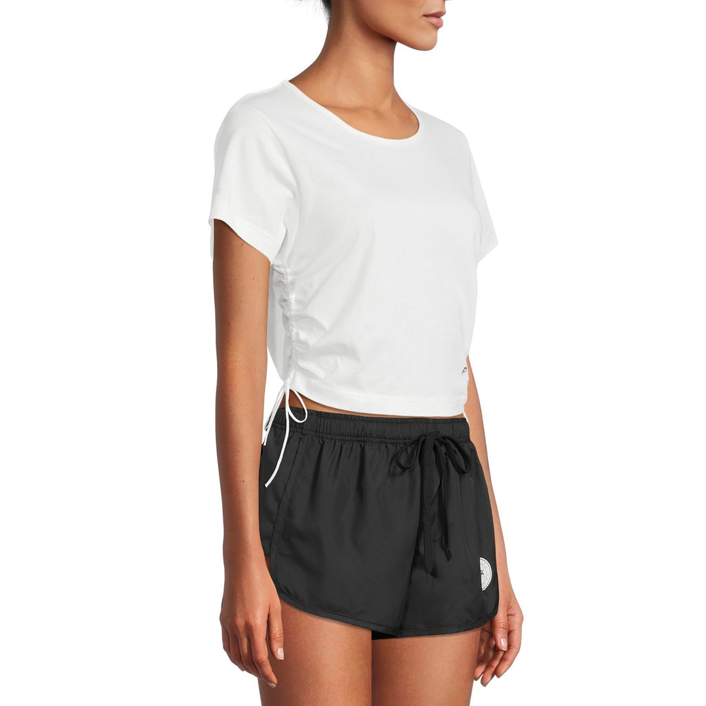 PSK Collective Women's Side Shirring Cropped Tee - psk-collective